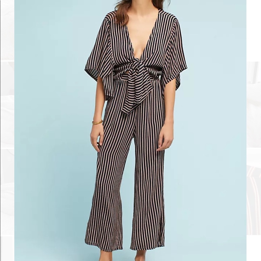 Faithfull the Brand Tie front Jumpsuit
